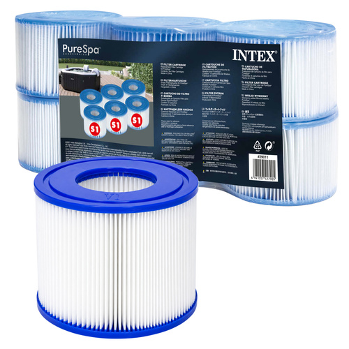 Intex PureSpa 29011 S1 pumbafiltrid, 6 tk