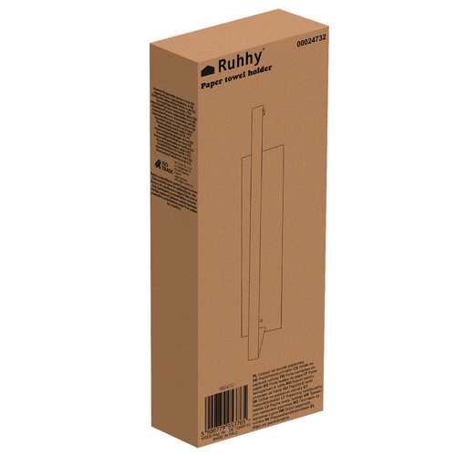 Isekleepuv metallist paberirullihoidja loft-stiilis