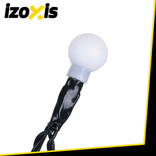 IZOXIS 300 LED-palliga soe valge valguskett, valgustatud osa 30 m, IP44 ja 8 režiimi.