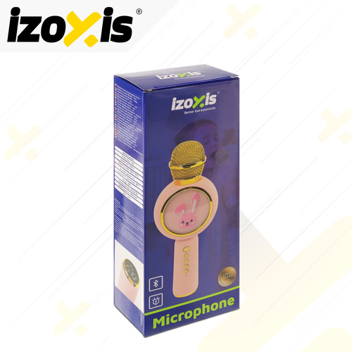 Izoxis jänesekujuline laste Bluetooth-karaokemikrofon kõlariga