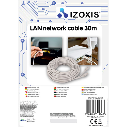 Izoxis LAN-võrgukaabel 22532, 30 m
