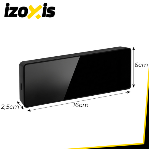 Izoxise värvilise LED-ekraani ja temperatuurinäiduga äratuskell, USB-toide, 34 LED-i