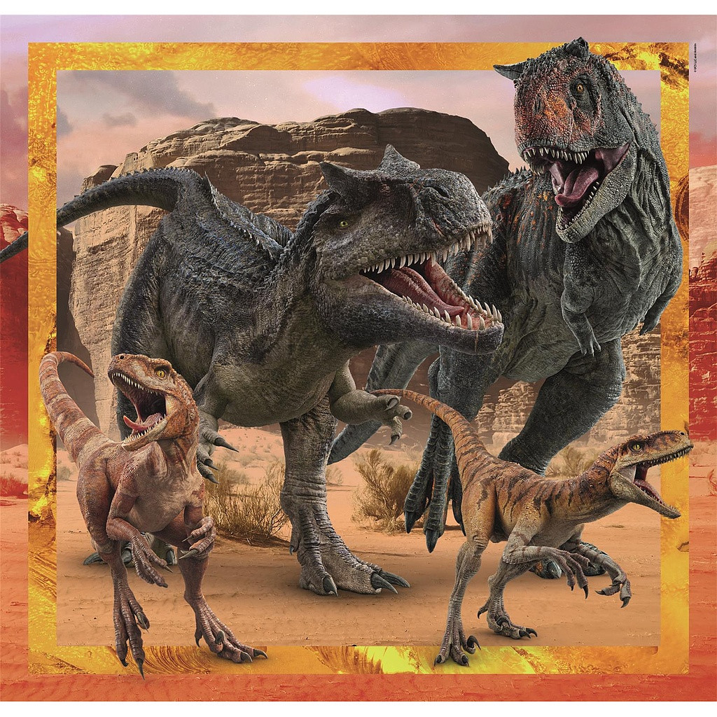Jurassic World Allosaurus 3×48-osaline pusle Clementoni – detailvaade 2
