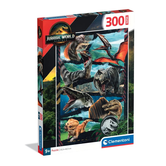 Jurassic World Battle Zone 300-osaline Clementoni pusle – tootepilt