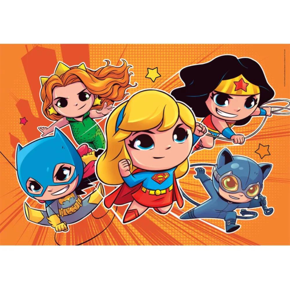 Jusice League Mini Friends DC Super Hero 2×60-osaline pusle Clementoni – detailvaade 2