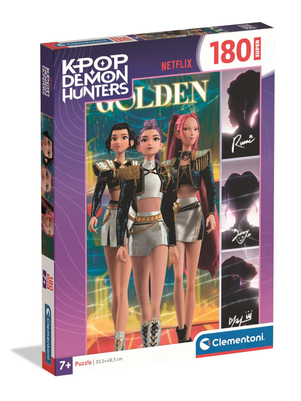 K-pop Demon Hunters Golden 180-osaline Clementoni pusle – tootepilt