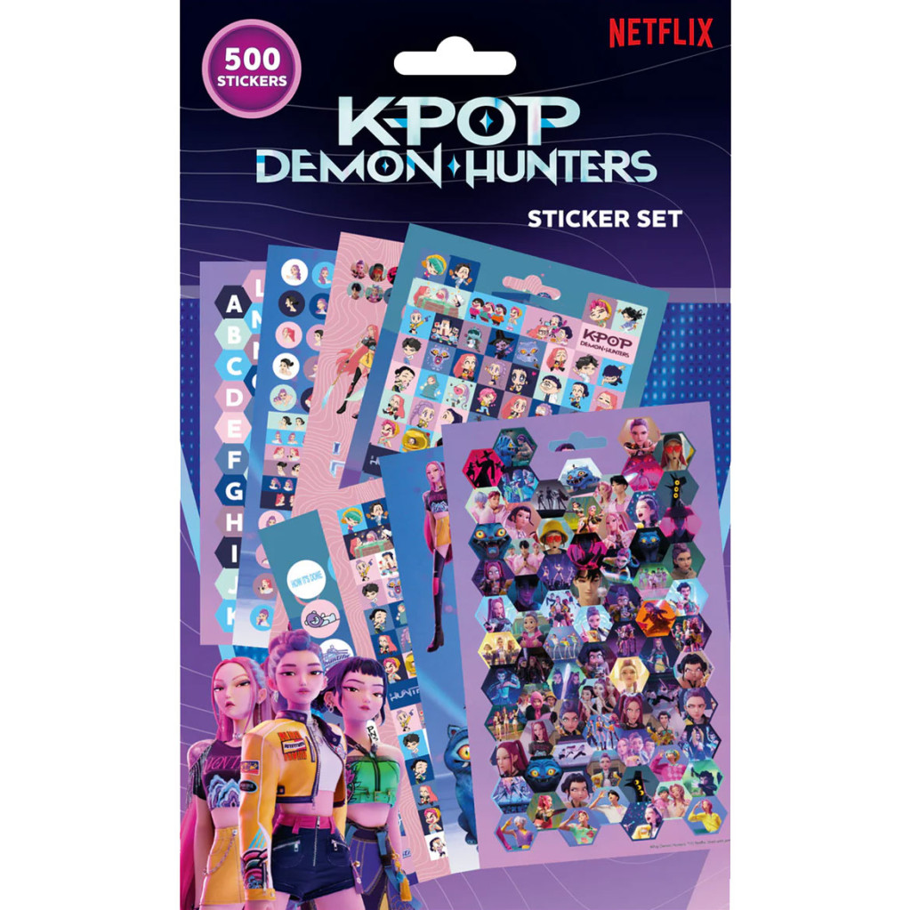 K-pop Demon Hunters World Tour kleepsukomplekt – tootepilt