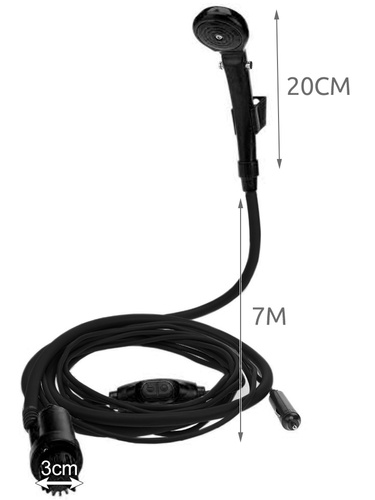 Kaasaskantav matkadušš Trizand, 12 V