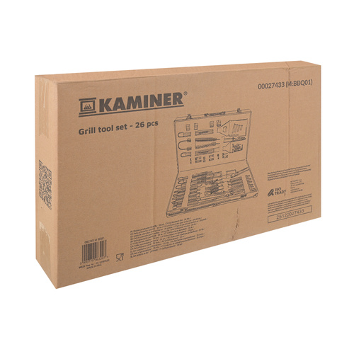 Kaminer grilltarvikute komplekt kohvris