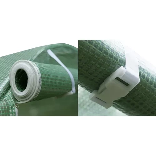 Kiletunneli asenduskate ilma raamita, 6 × 3 × 2 m, 18 m²