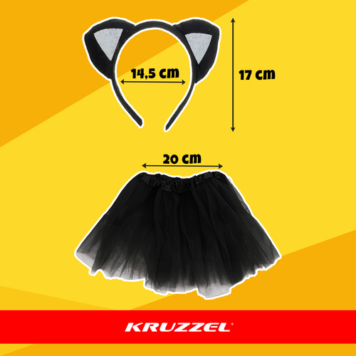 Kruzzel kassikostüüm 26474, 7 osa