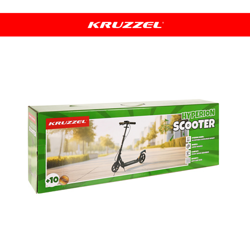 Kruzzel kokkupandav tõukeratas, 200 mm rattad, piduri ja amortisaatoriga