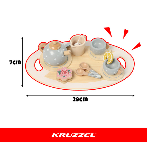 Kruzzel laste mänguteenõude komplekt, hall