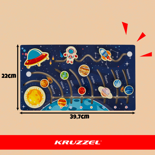 Kruzzel puidust päikesesüsteemi pusle