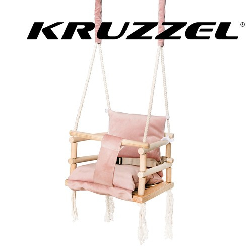 Kruzzeli pehme istmega lastekiik, roosa