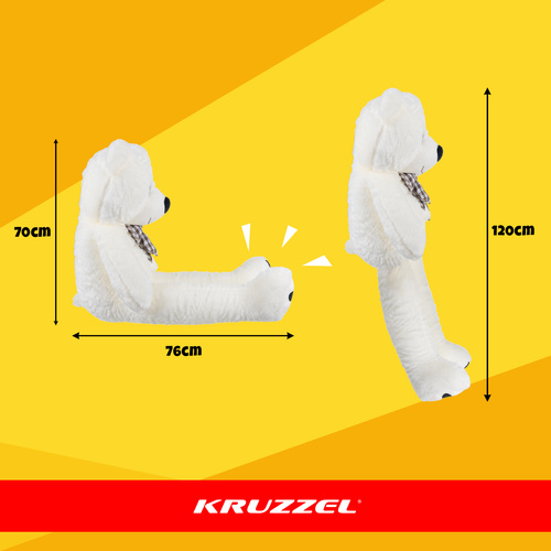 Kruzzeli suur pehme kaisukaru 146 cm