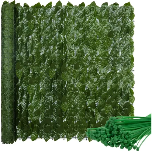 Kunstluuderohust privaatsusvarje, 6 paneeli, 300 × 50 cm