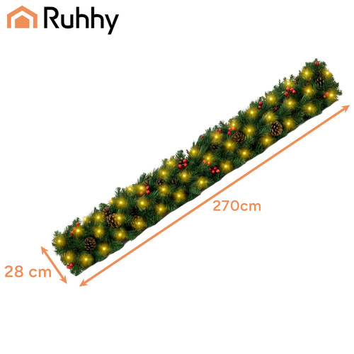 Kuusevanik Premium HQ LED-tuledega, 270 cm