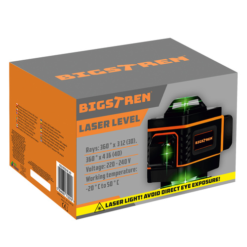 Laserlood, 16 joont, 360°