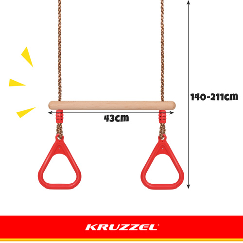 Laste trapetskiik ja võimlemiskang, kuni 100 kg