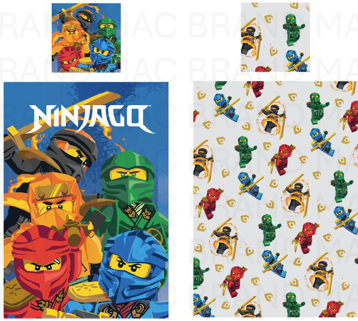 Lego Ninjago Sanctuary children's kindergarten voodipesukomplekt 100×135 cm, 40×60 cm – tootepilt