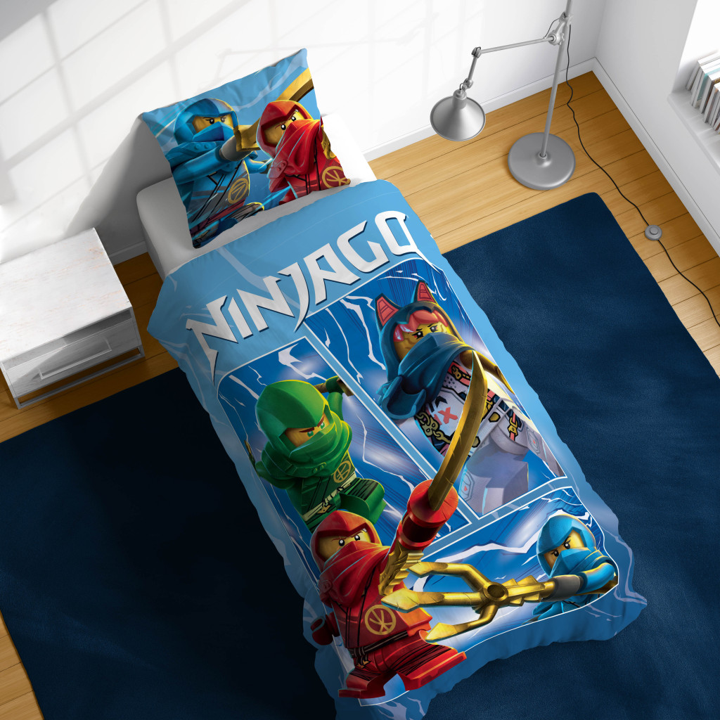 Lego Ninjago Warriors voodipesukomplekt 140×200 cm, 70×90 cm – detailvaade 2