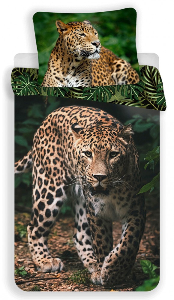 Leopard voodipesukomplekt 140×200cm, 70×90 cm – tootepilt
