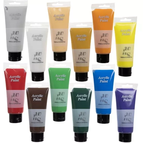 Maaleo akrüülvärvid 20424, 12 × 100 ml