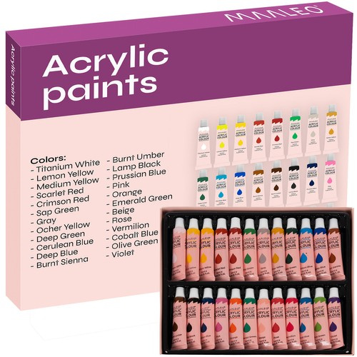 Maaleo akrüülvärvide komplekt 20363, 24 × 12 ml