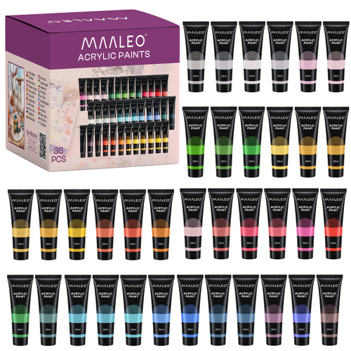 Maaleo akrüülvärvide komplekt, 36 × 20 ml