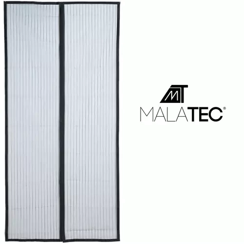 Magnetkinnitusega ukseputukavõrk, must, 100 × 210 cm