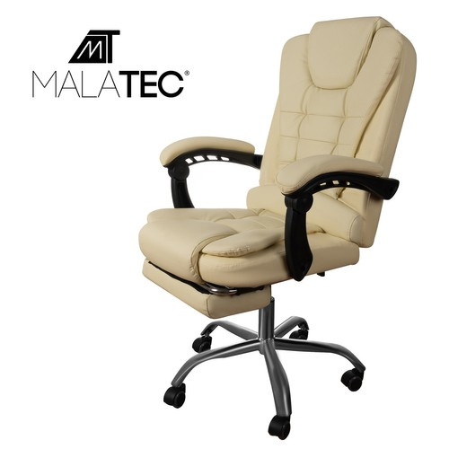 Malatec jalatoega kontoritool 23287, beež