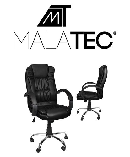 Malatec kunstnahast kontoritool, must