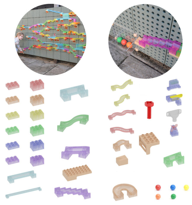pall rada ehitus ME15136 – MASTERKIDZ pall rada ehitus komplekt STEM tahvel 209 osa (ME15136)