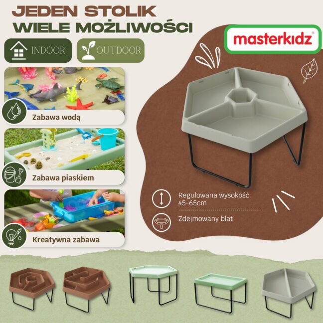 hexagonal sensoorne laud liiv – detailvaade