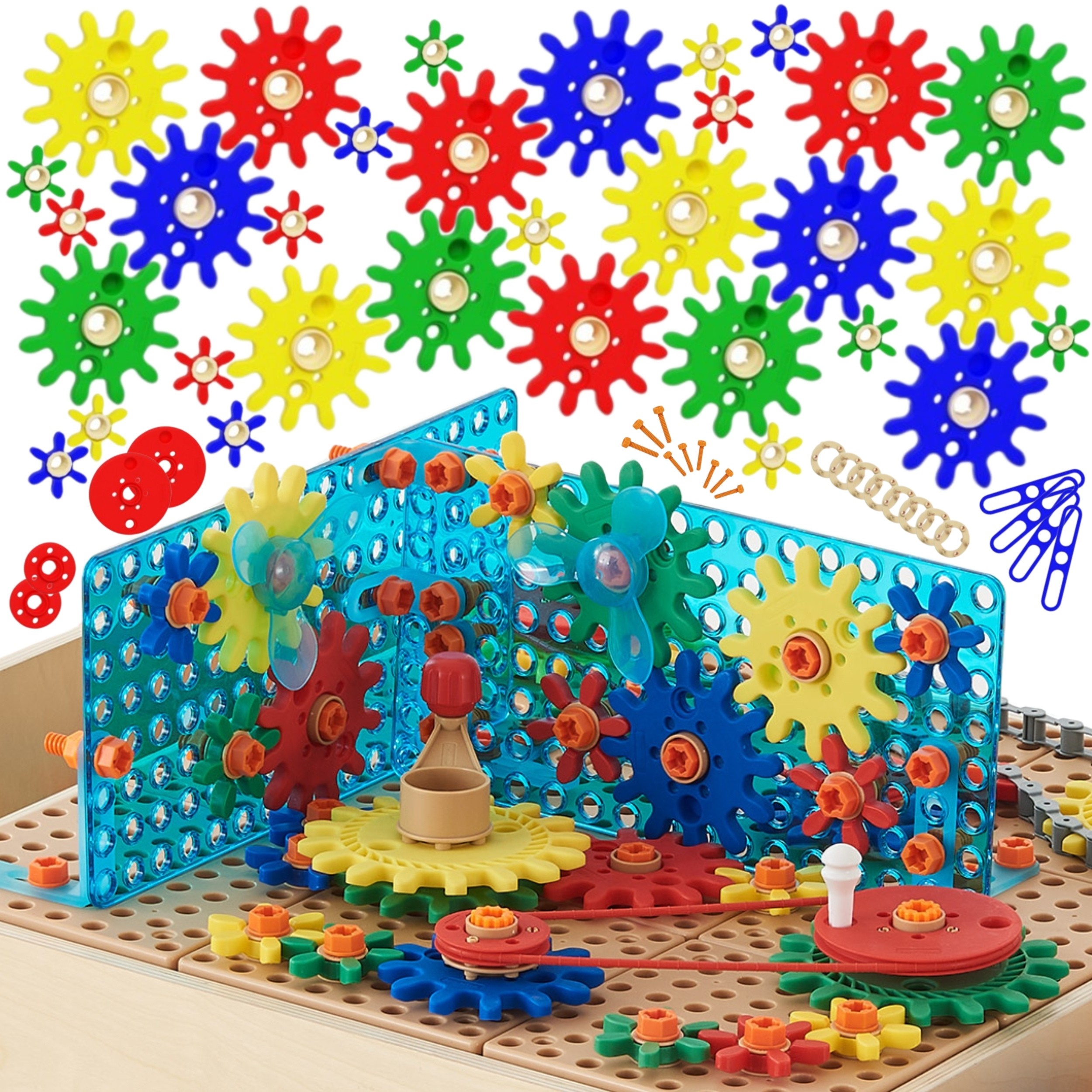 mixed hammasrattad tarvik stem – MASTERKIDZ Mixed hammasrattad tarvik komplekt STEM seinapaneelid 198 tk.
