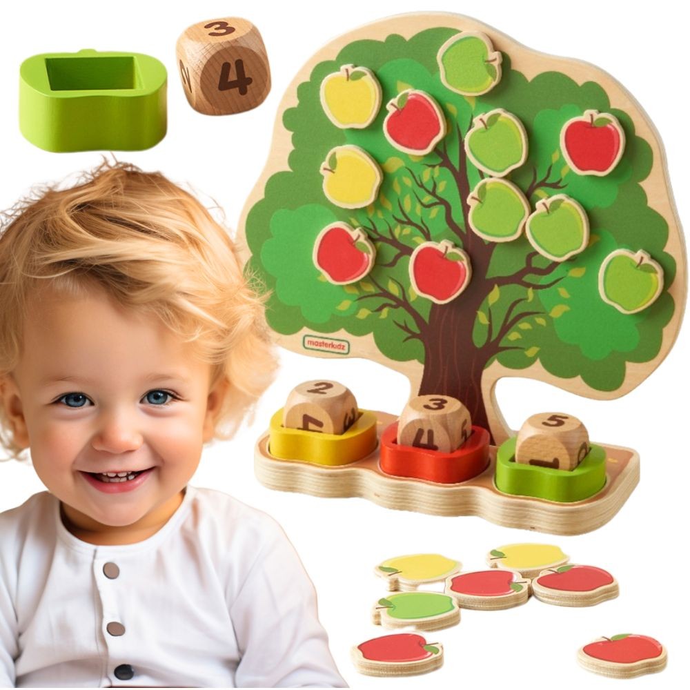 apple tree õppimine count – MASTERKIDZ puidust Apple Tree - õppimine Count