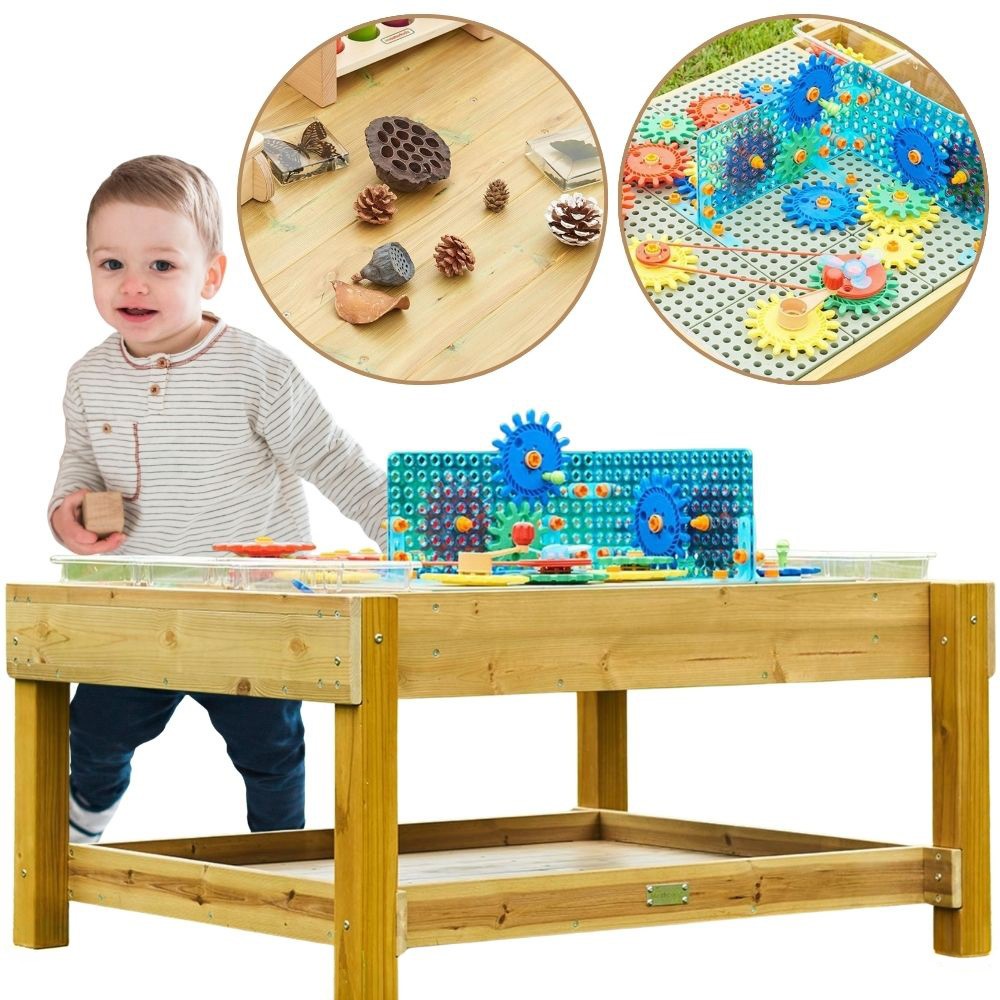 laud 1200l stem MK0033 – MASTERKIDZ puidust arendav laud 1200L STEM õue + tarvikud (MK0033)