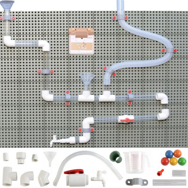 stem tahvel pipe ME33666 – MASTERKIDZ STEM tahvel Pipe System 84 osa pall rada (ME33666)