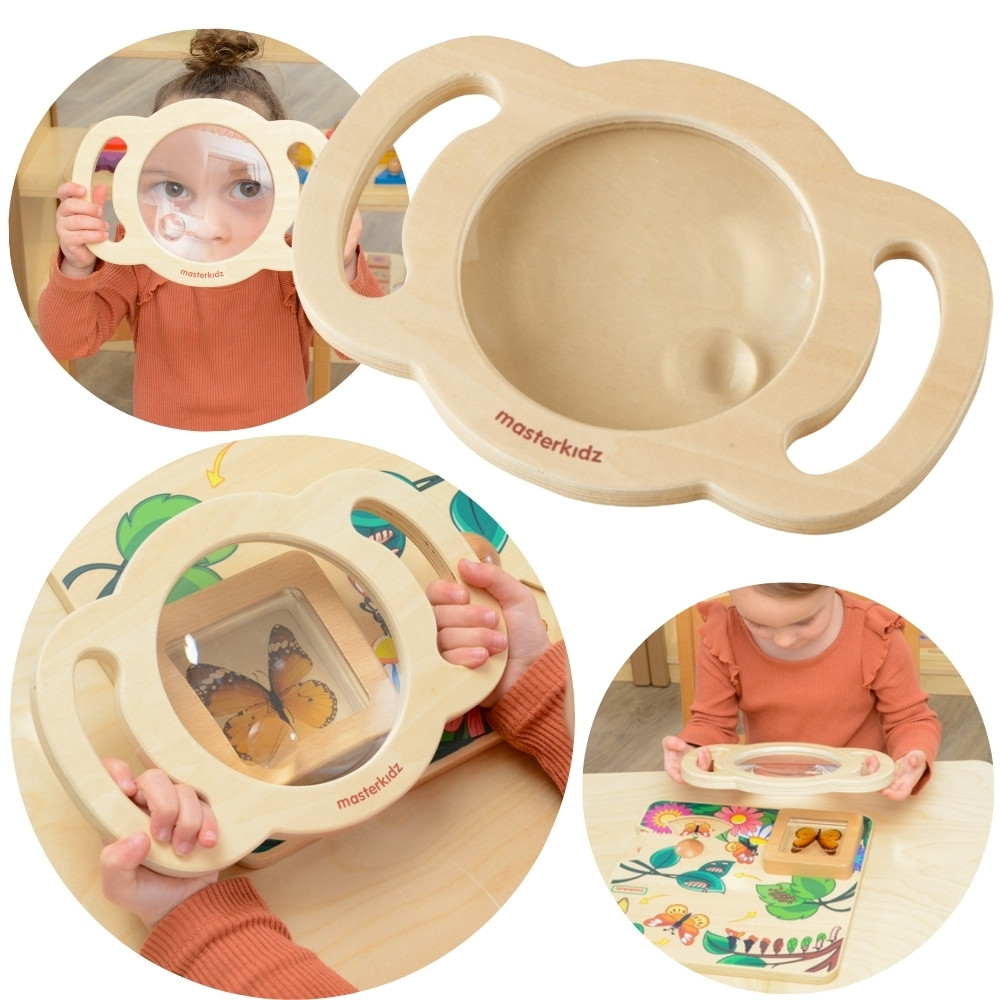 suur discovery magnifying glass – MASTERKIDZ suur puidust Discovery Magnifying Glass