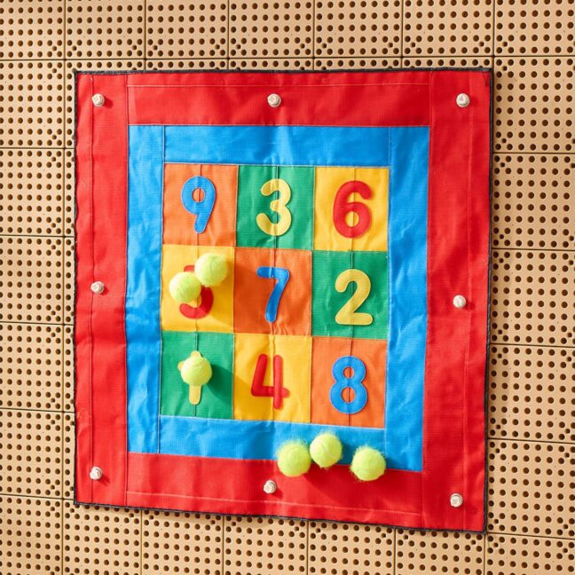 värviline stem number ketas – detailvaade