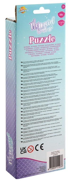 Mermaid Fun elongated pusle with 48-osaline – detailvaade 2