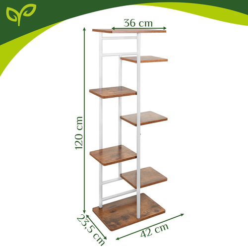 Metallist lillealus seitsme tasapinnaga, loft-stiilis