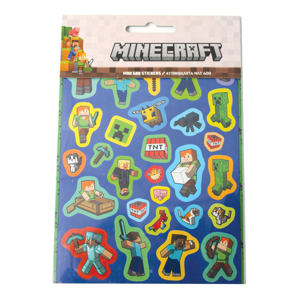 Minecraft Adventures 600-osaline kleepsukomplekt – tootepilt