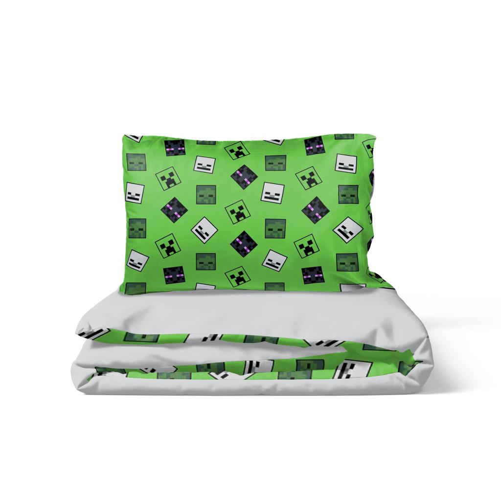 Minecraft Build and Explore bedding cover 140x200cm, 70x90 cm – detailvaade 2