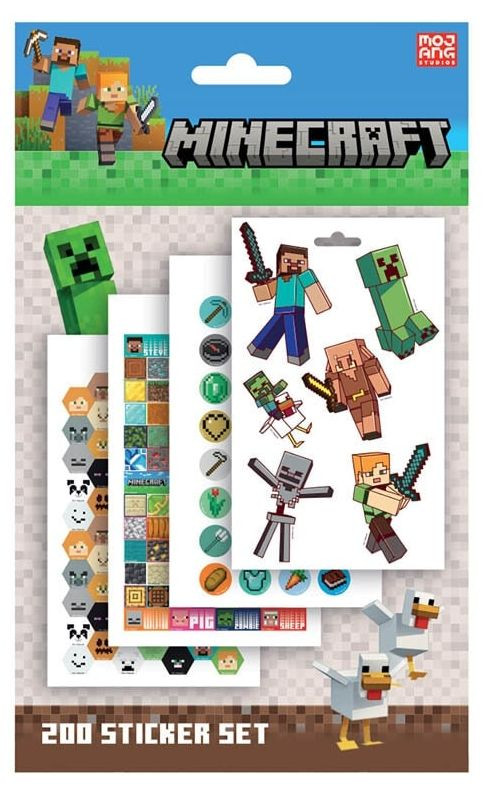 Minecraft Fight 200 kleepsuga kleepsualbum – tootepilt
