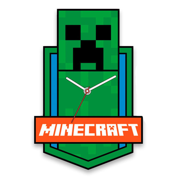 Minecraft Green XL seinakell 50 cm – tootepilt