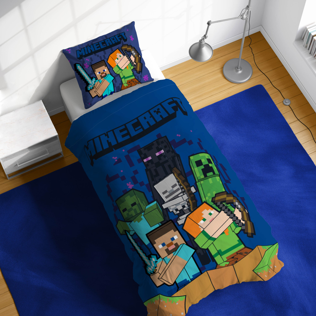 Minecraft Last Block Standing Echoes of Hardcare voodipesukomplekt 140×200 cm, 70×90 cm – detailvaade 2