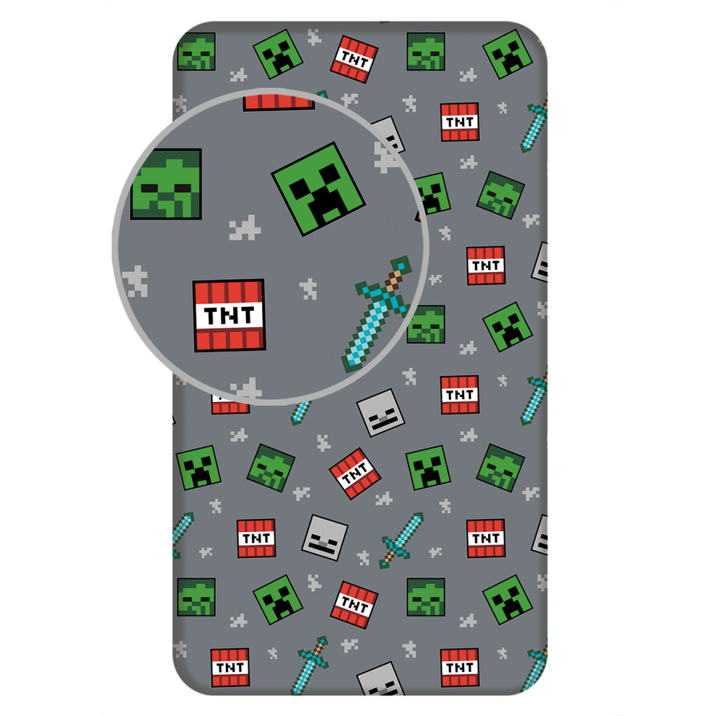Minecraft We Got This kummiga voodilina 90x200 cm – tootepilt
