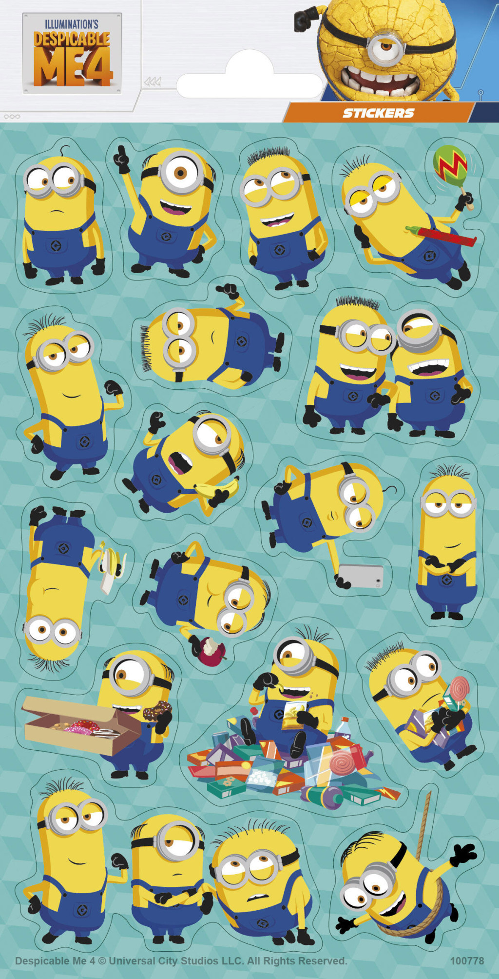 Minions Crazy sädelev kleeps – tootepilt